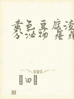 黄色豆腐渣样的分泌物 瘙痒