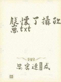 朕怀了摄政王的崽txt