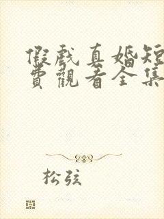 假戏真婚短剧免费观看全集