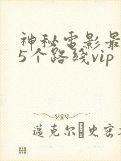 神秘电影最新的5个路线vip