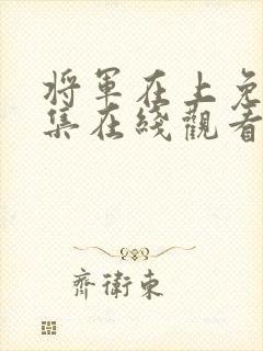 将军在上免费全集在线观看电视剧