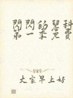 闪闪的儿科医生第一季免费观看封面