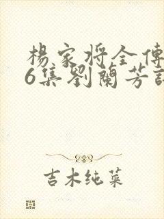 杨家将全传136集刘兰芳评书