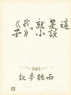 《我就是这般女子》小说