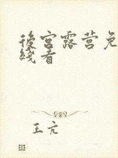 后宫露营免费在线看