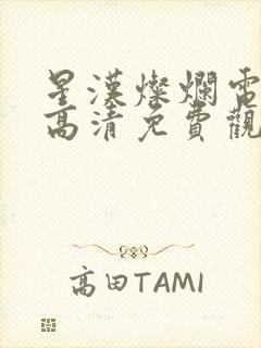 星汉灿烂电视剧高清免费观看封面