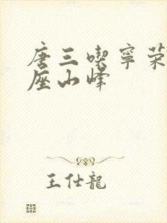 唐三吃宁荣荣两座山峰