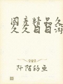 国产精品久久久久久日日游封面