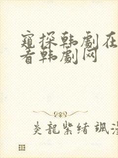 窥探韩剧在线观看韩剧网