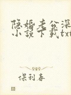 隐婚老公深夜来小说下载txt