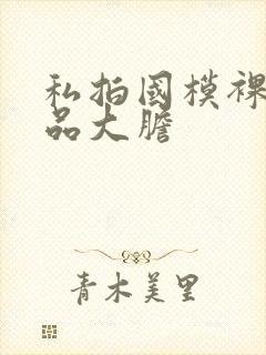 私拍国模裸体极品大胆封面