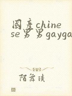 国产chinese男男gaygay网址