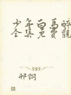 少年白马醉春风全集免费观看第二季动漫