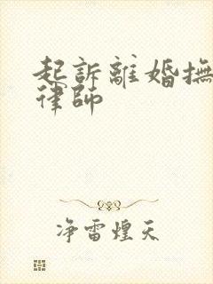 起诉离婚抚养权律师