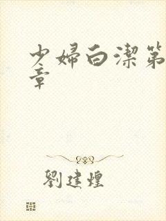 少妇白洁第十八章