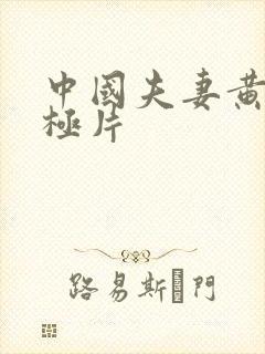 中国夫妻黄色一极片封面