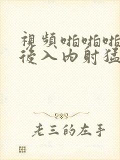 视频啪啪啪高潮后入内射猛操