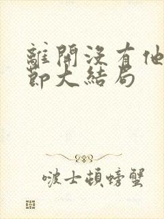 离开没有他的季节大结局