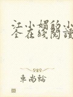 江小媚的小说大全在线阅读封面