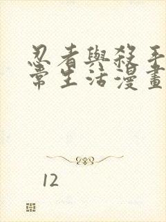 忍者与杀手的日常生活漫画封面