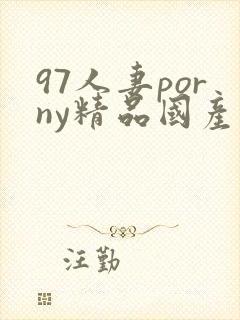 97人妻porny精品国产