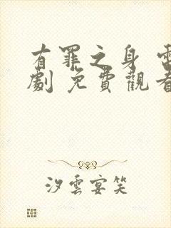 有罪之身 电视剧 免费观看