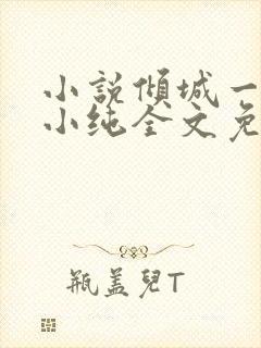 小说倾城一笑苏小纯全文免费阅读