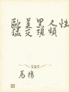 欧美黑人性黑人猛交视频