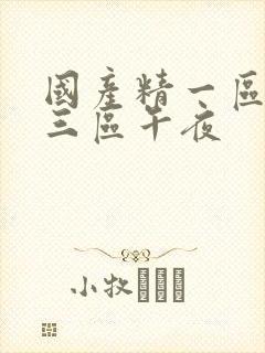 国产精一区二区三区午夜