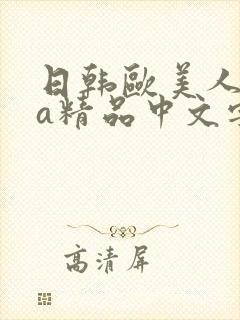 日韩欧美人妻va精品中文字幕