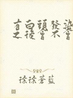 有白头发染头发之后会不会变多封面