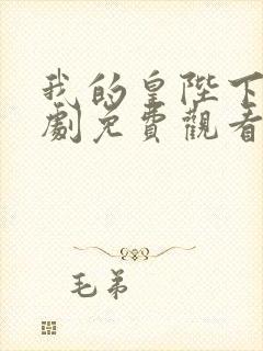 我的皇陛下电视剧免费观看全集