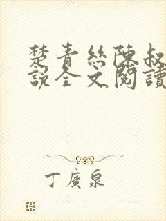 楚青丝陈叔的小说全文阅读封面