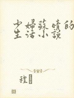 少妇苏晴的性荡生活小说