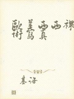 欧美西西裸体艺术写真