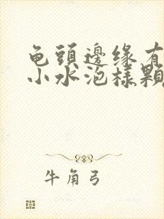 龟头边缘有一圈小水泡样颗粒封面