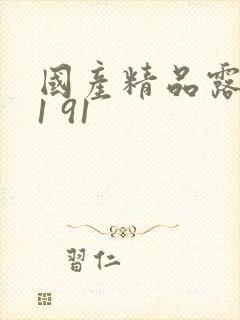 国产精品露脸91 91