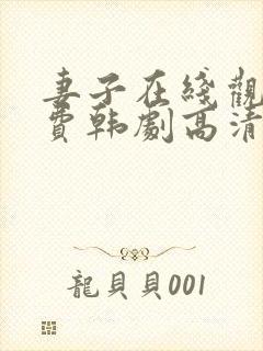 妻子在线观看免费韩剧高清全集