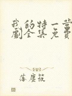 我的特一营电视剧全集免费播放封面