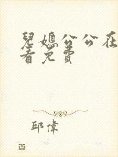 儿媳公公在线观看免费封面