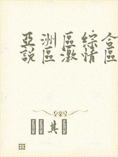 亚洲区综合区小说区激情区