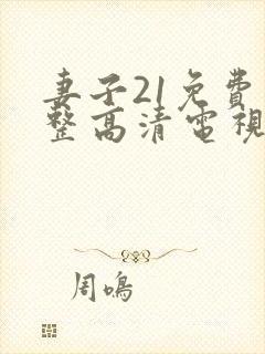 妻子21免费完整高清电视剧看