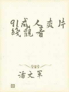 91成人爽片在线观看