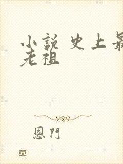 小说 史上最狂老祖