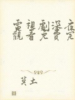 电视剧深夜在线观看免费完整版高清