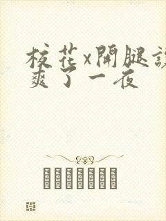 校花x开腿让我爽了一夜封面