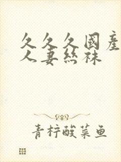 久久久国产精品人妻丝袜