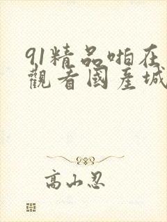 91精品啪在线观看国产城中村
