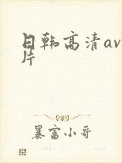 日韩高清av大片