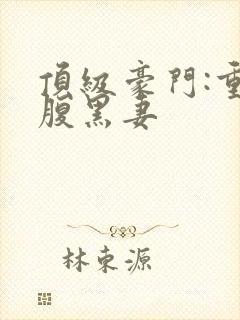 顶级豪门:重生腹黑妻封面